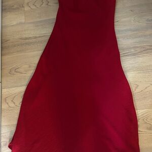 Elegant Red Evening Dress